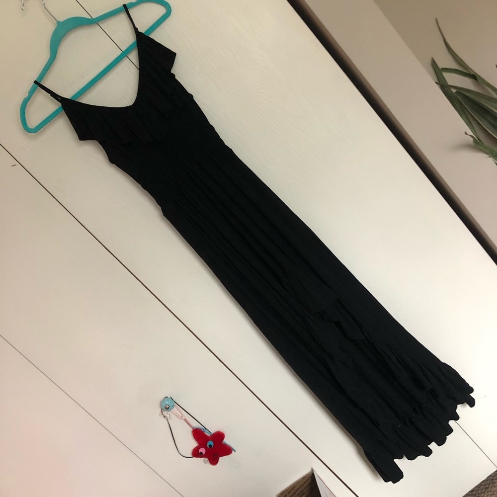 Express high low maxi dress, black size XS